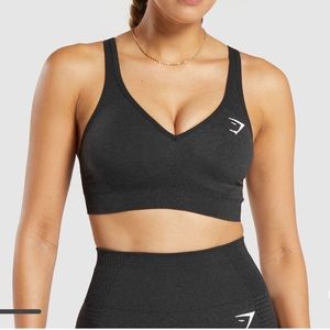 GYMSHARK VITAL SEAMLESS 2.0 V NECK SPORTS BRA LARGE